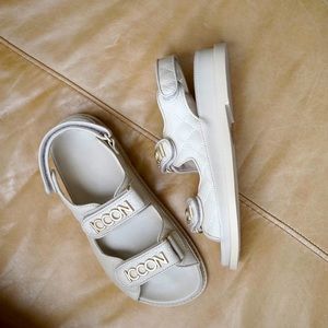 Vegan leather sandals